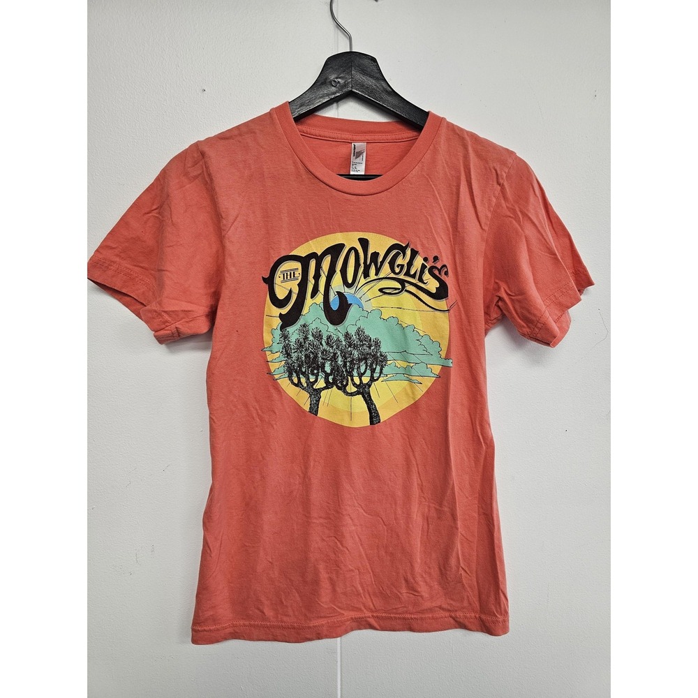 The‎ Mowglis Shirt Mens XS Orange American Apparel Band Graphic Tee Made USA